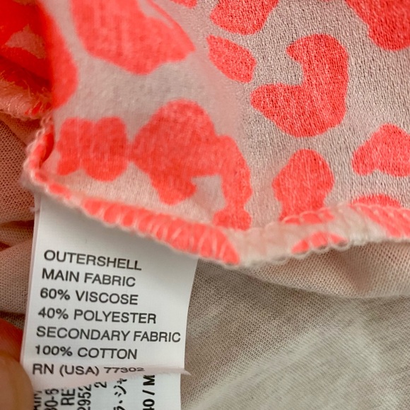 Zara Collection Neon Coral Leopard Print Top - Picture 6 of 7